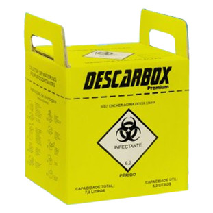 Caixa Coletora de Material Perfurocortante 13L Descarbox