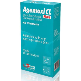 Agemoxi CL 50 Mg Caixa com 10 Comprimidos