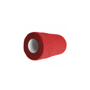 Bandagem Látex Elástica 10cm x 4,5m Vermelha