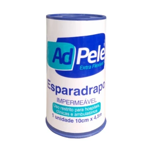Esparadrapo Impermeável Branco 10cm x 4,5m 