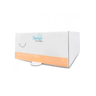 Fio Poliglecaprone 1 com Agulha 3/8 Cilindrica 3,1 Fio 70cm Bioline Caixa com 24 Unidades